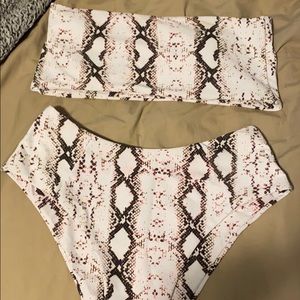Woman’s Small Snakeskin bathing suit
